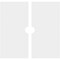 Ekena Millwork Knox Architectural Grade PVC Contemporary Ceiling Medallion, Two Piece, 26"OD x 3"ID x 9"C x 1"P CMP26KX2-03000 - alternate 3